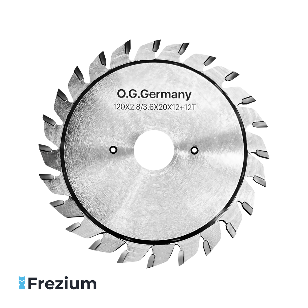 Подрезной пильный диск по дереву &quot;O.G.Germany&quot; (120x2.8-3.6x2.2x20 Z12+12)