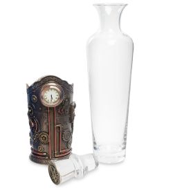 Veronese WS-277 Декантер в стиле Стимпанк «Часы наслаждения»