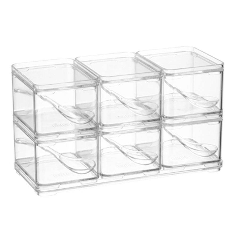 Набор для специй с крышкой и ложкой