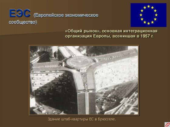 Западная Европа после Второй мировой войны . Европа во второй половине  XX - начале XXI века