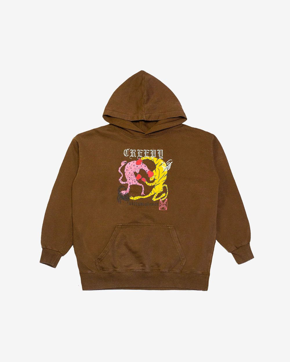 Худи Creepy Clothing Бокс коричневое