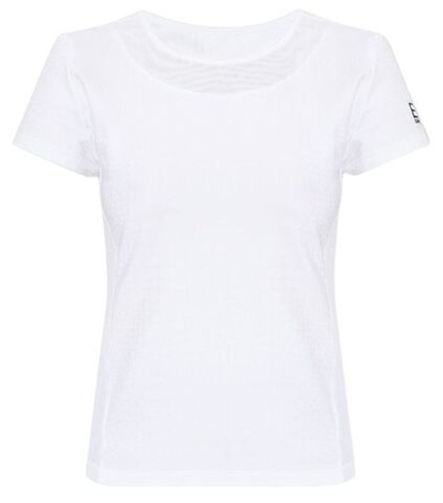 Женская теннисная футболка EA7 Woman Jersey T-shirt - fancy white