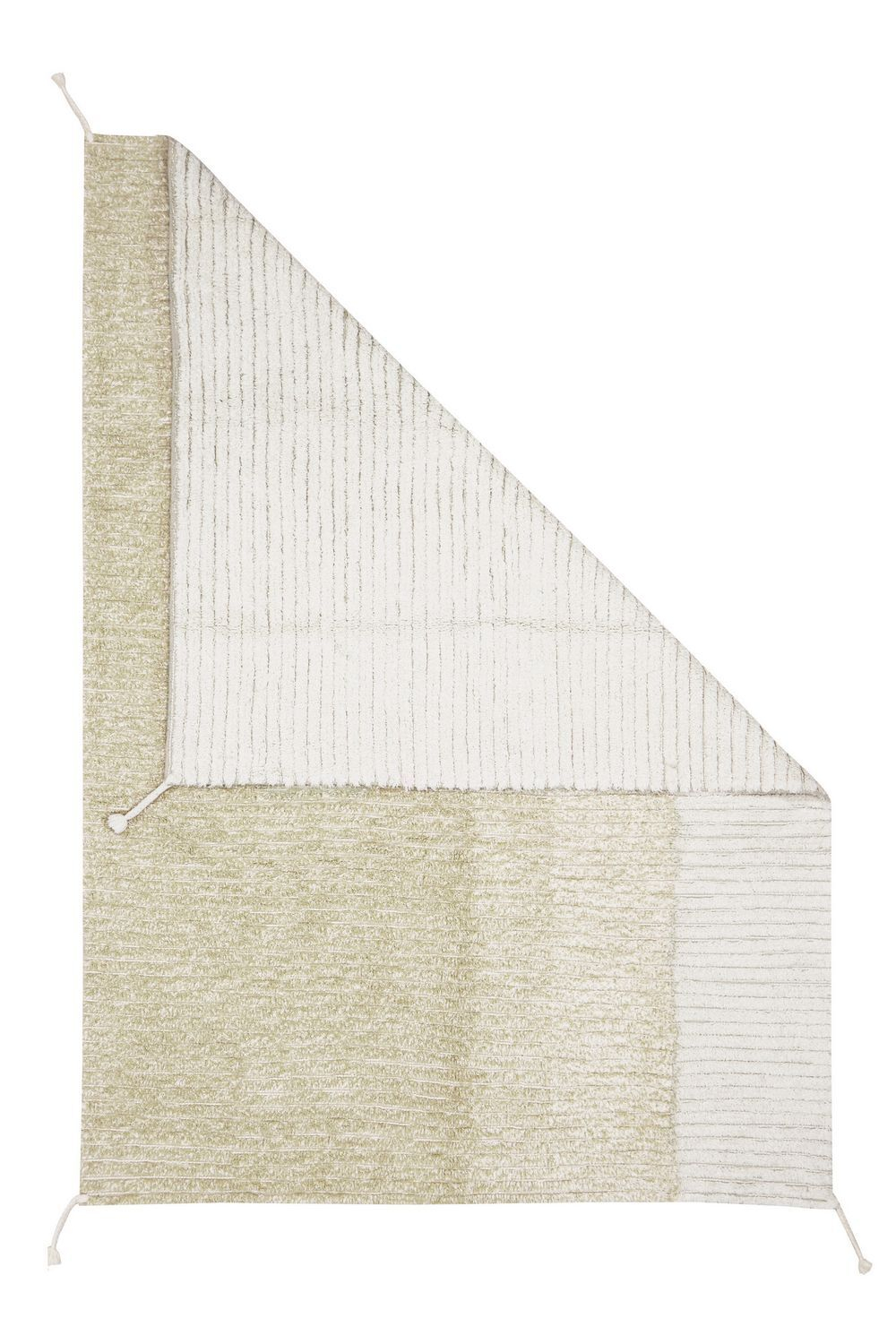 Двусторонний стираемый ковер Lorena Canals Gelato Olive S (120 x 160 см)
