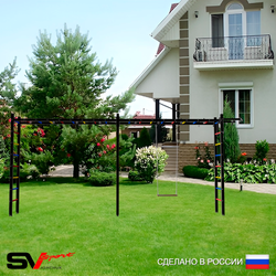 Уличная шведская стенка Sv Sport рукоход х 2 У52900 (Турник/Деревянные)