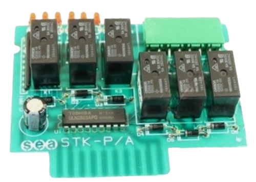 Плата STK-P/A сигнализации позиции/прибытия, станция SETRONIK B SEA SYSTEMS.