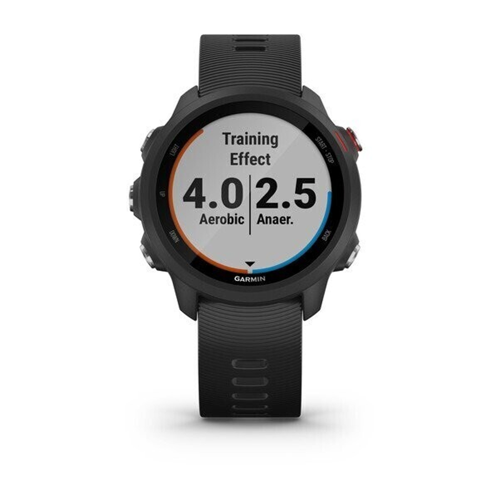 Умные часы Garmin Forerunner 245 Music черные с черным ремешком