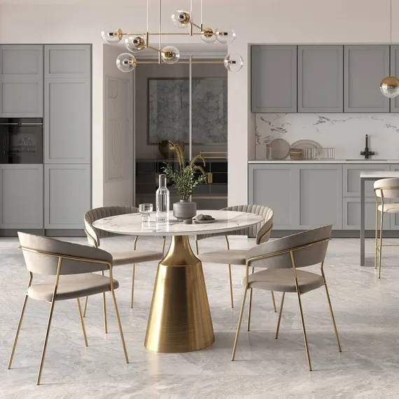 Стул Turin темно-серый с чёрными ножками