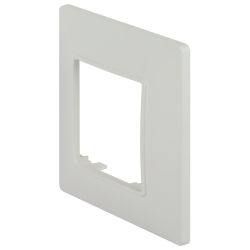 Рамка для розеток и выключателей ЭРА Elegance 14-5001-01М на 1 пост, белый матовый