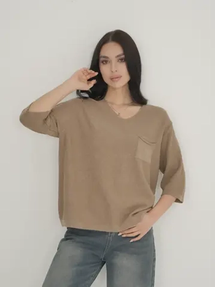 Кофта вязанная тонкая 9932-ДК