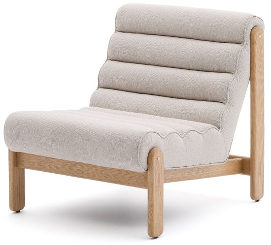 Кресло Magira из дуба с натуральной отделкой, бежевое Испания