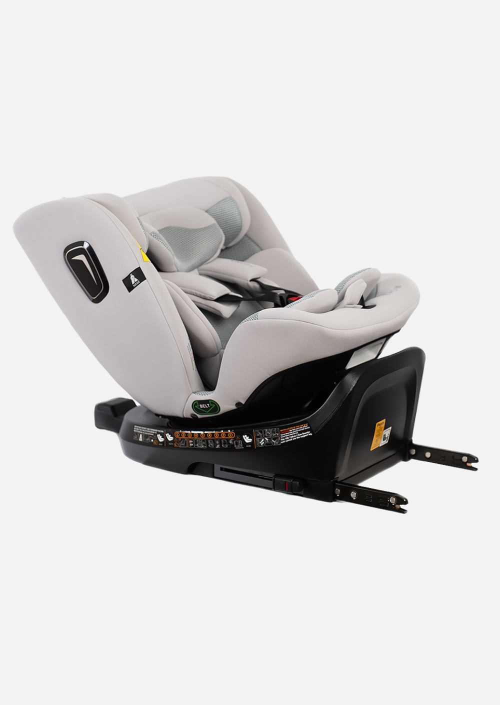 Peppy Автокресло UNOfix grey серый 0-36