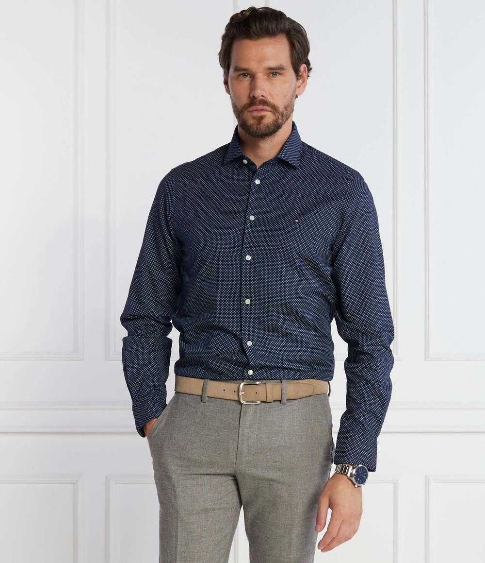 Рубашка DOBBY PRINT Tommy Hilfiger - темно-синий(MW0MW32857)