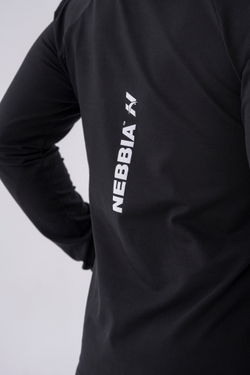 Мужской лонгслив Nebbia Long-Sleeve T-shirt with a hoodie 330 Black