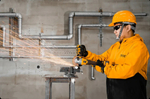 Аккумуляторная угловая шлифовальная машина (УШМ) INGCO CAGLI261521 INDUSTRIAL 20 В 115 мм 1х4 Ач