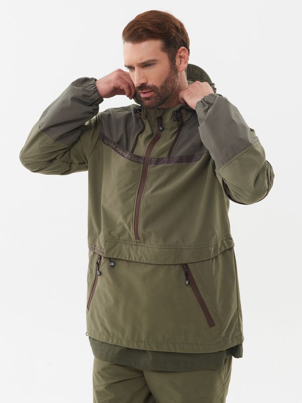 Костюм летний Антигнус-Премиум ткань Ravena Peach Wash цвет Хаки