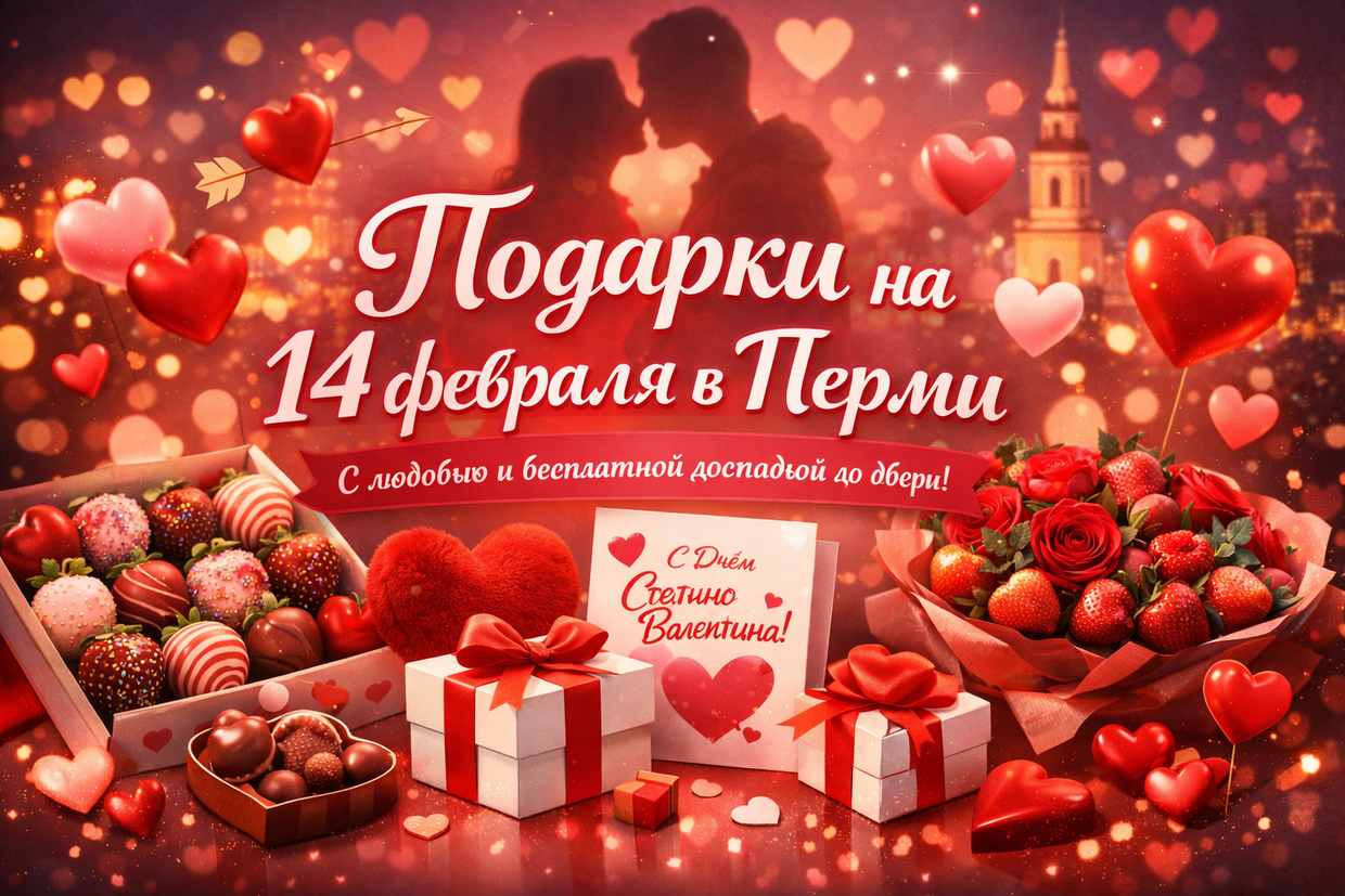 Подарки на 14 февраля в Перми: история праздника и идеи, которые точно удивят
