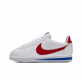Женские кроссовки Nike Cortez Leather 'White Red' 807471-103