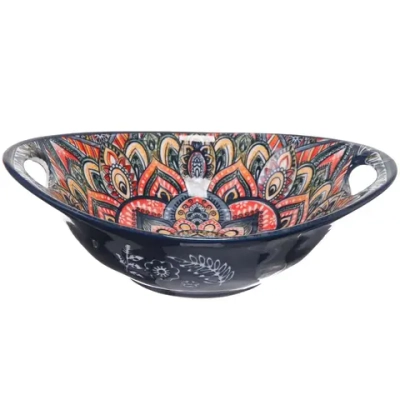 Форма керамическая для запекания «Марракеш» синяя 23*15,5*6,5см