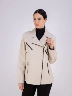 Куртка  кожаная из натуральной кожи оверсайз Турция