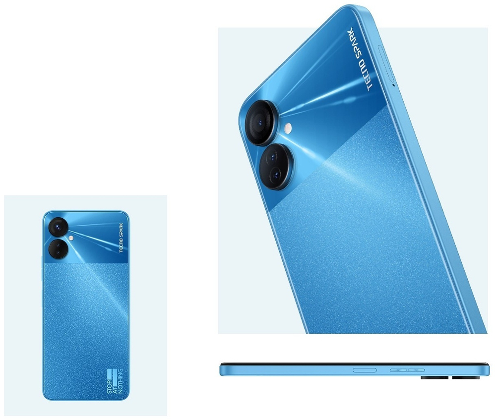 Смартфон TECNO Spark 9 Pro 4 ГБ/128 ГБ синий