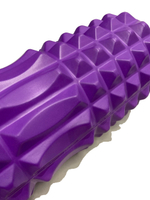 Ролик массажный для йоги Coneli Yoga Semicircle 33x14 см фиолетовый