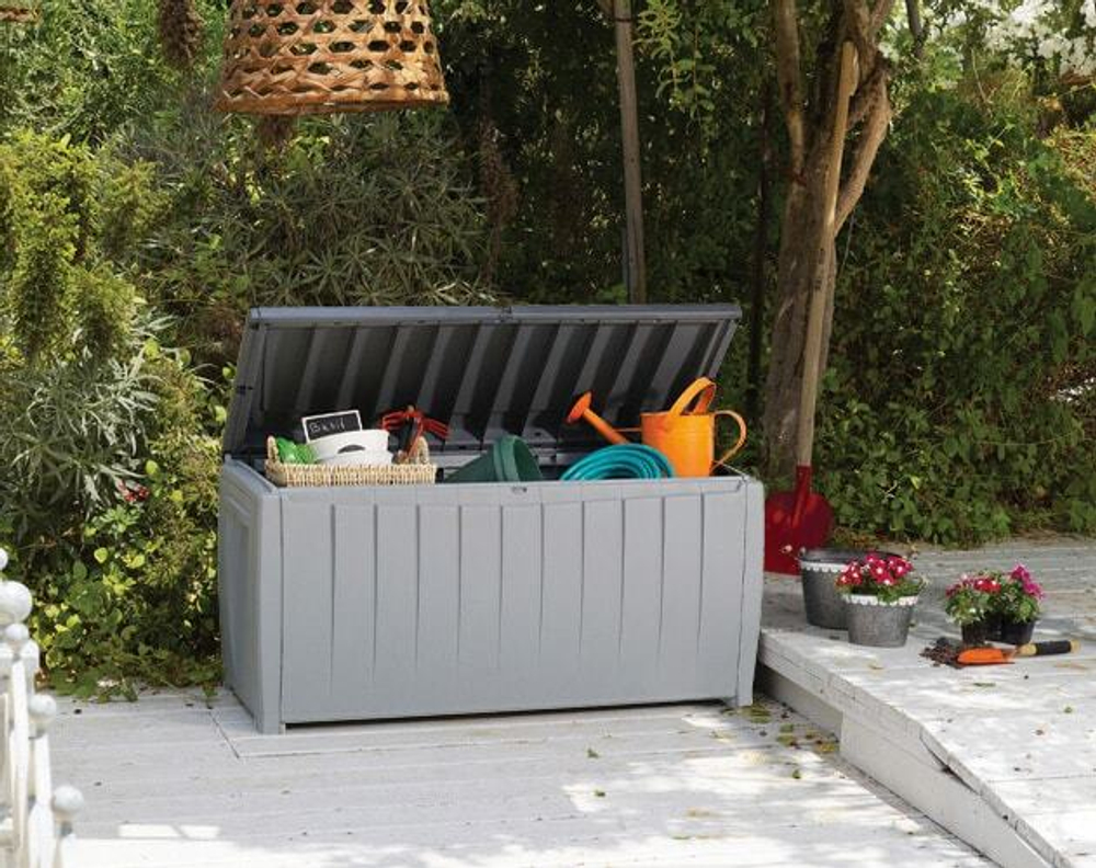 Пластиковый сундук Keter Novel 340 л graphite