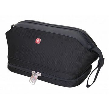 Несессер SWISSGEAR, чёрный, полиэстер, ПВХ, 1680D, 31х17х16 см