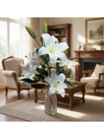 Букет искусственных лилий