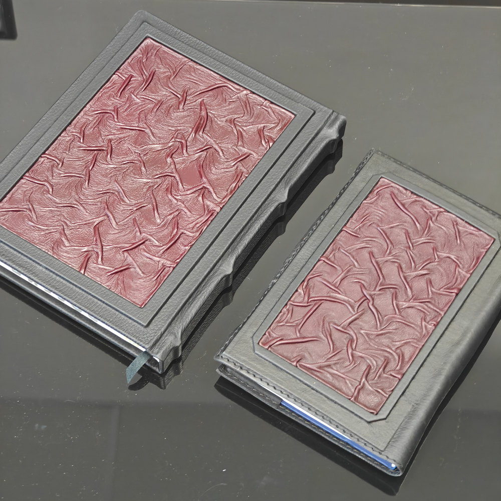 Набор из кожи в кейсе книга "Россия. История успеха" и ежедневник Герб России