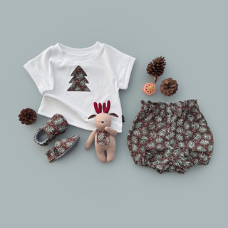 Комплект – футболка SQUARE, блумеры, моксы с противоскользящей подошвой и игрушка