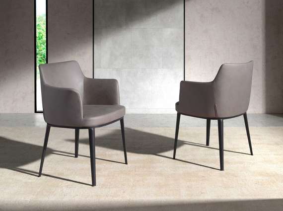 Стул 4112/A209 тканевый с черной стальной конструкцией