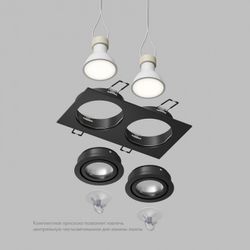 Встраиваемый светильник Denkirs HYDRO DK2112-BK