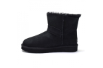UGG Mini Bailey Graphic Logo Suede Black
