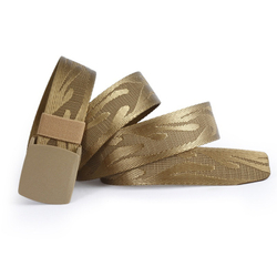 Ремень KUL'TURA "Flame" Бежевый