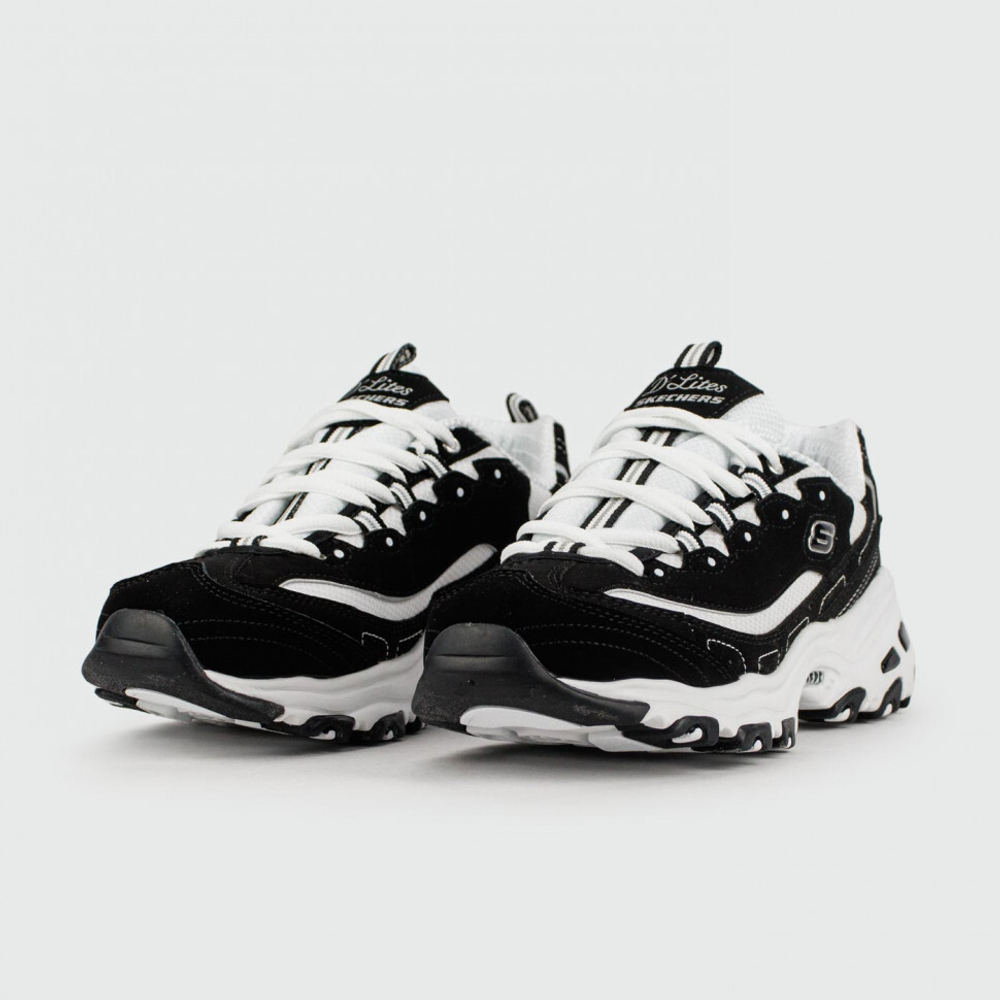 кроссовки Skechers D'Lites Black / White Wmns
