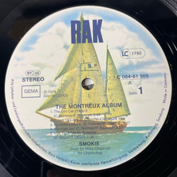 Винтажная виниловая пластинка LP Смоуки Smokie The Montreux Album (Германия 1978)