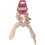 Резинка для волос 1шт «Collection KiKil», золотые полосочки, микс 6 цветов, d-8.5см