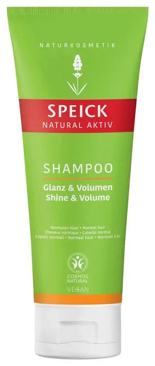 Шампунь БЛЕСК и ОБЪЕМ АКТИВ Speick, 200 мл
