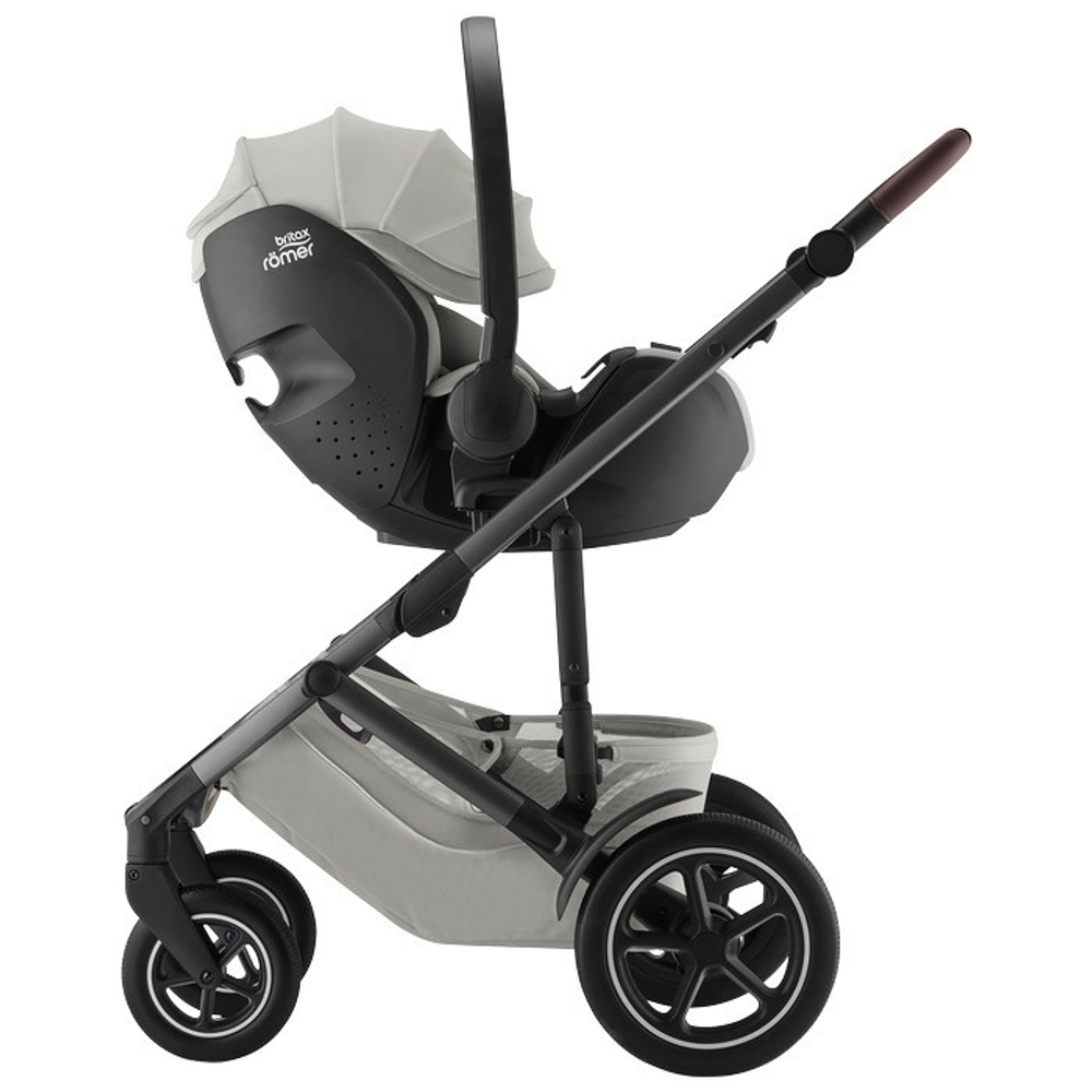 Коляска 3 в 1 Britax Roemer Smile 5Z LUX и автокресло Baby-Safe PRO LUX Linen Grey Warm Caramel