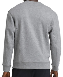 Мужская теннисная кофта Wilson Team Script Crewneck - серый