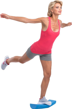 Полуцилиндр для фитнеса, йоги и пилатеса, 45 см