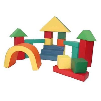 Мягкий конструктор Городок 18 единиц