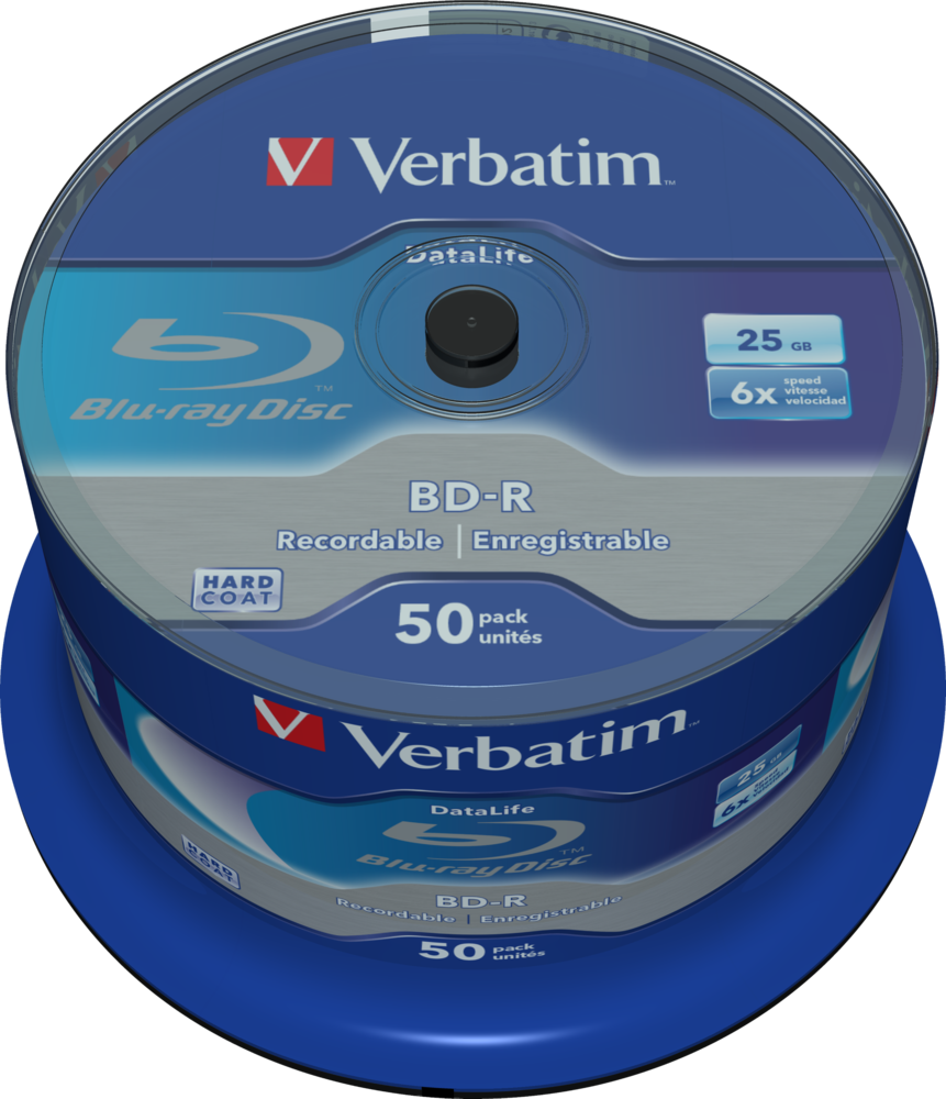 Оптический диск Verbatim  BD-R SL Daralife 25GB (50 шт.)