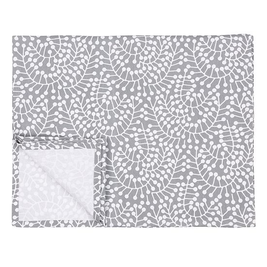 Дорожка на стол серого цвета с принтом Спелая Смородина из коллекции scandinavian touch, 45х150 см