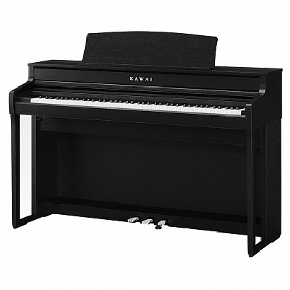 KAWAI CA501 B - цифровое пианино, 88 клавиш, банкетка, механика Grand Feel Compact, цвет черный мато