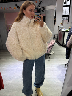 Шуба White sheep молочный