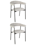 Стул обеденный Toko светло-серый 2 шт.