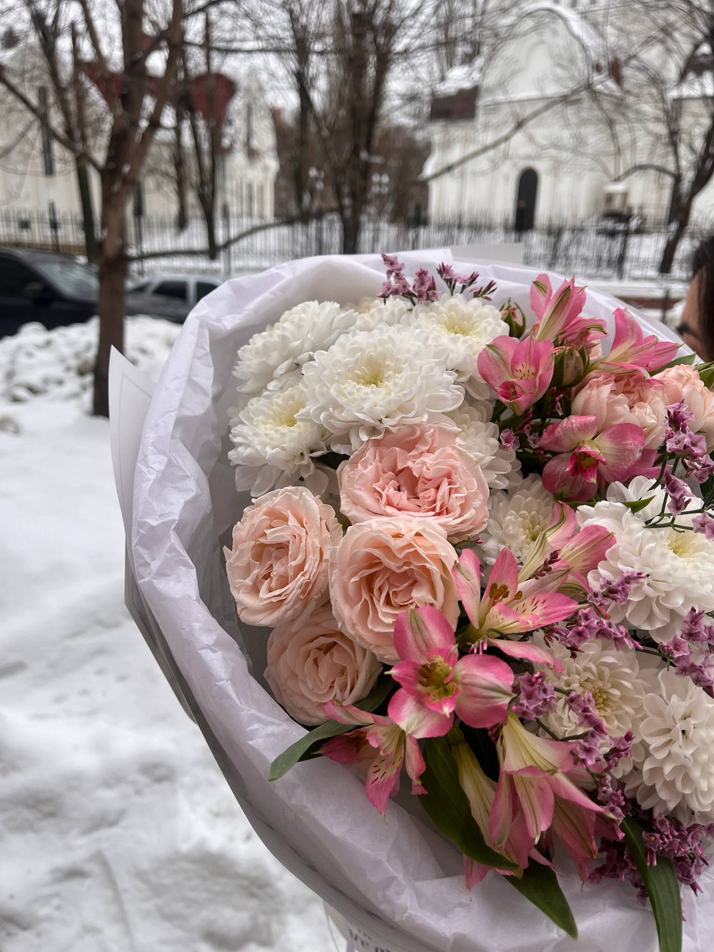 Букет "Зимний день"