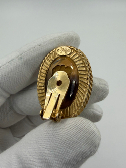 Клипсы с инталиями Goldette