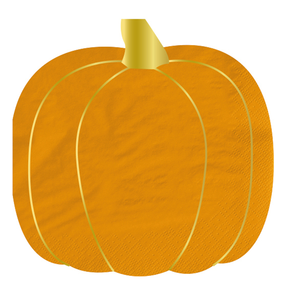 Салфетки формовые "Тыква"  16,5*16,5 см